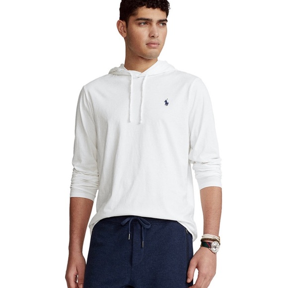 Men’s Jersey T-Shirt Hoodie - Picture 2 of 2